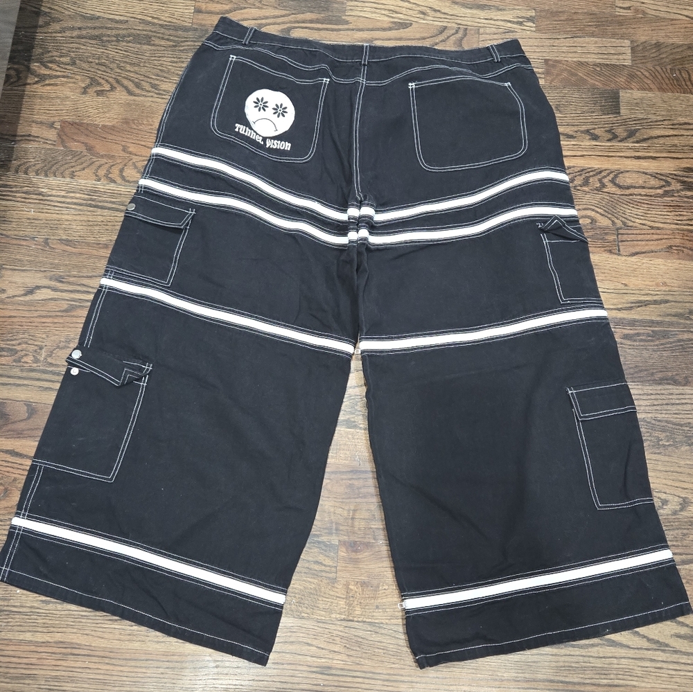 Tunnel Vision 5-in-1 Zip Off Cargo Pants XL Black RARE Size 4xl